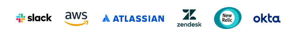 slack AWS ATLASSIAN zendesk NewRelic okta
