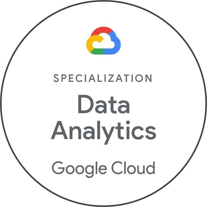 Google Cloud Data Analytics SPECIALIZATION