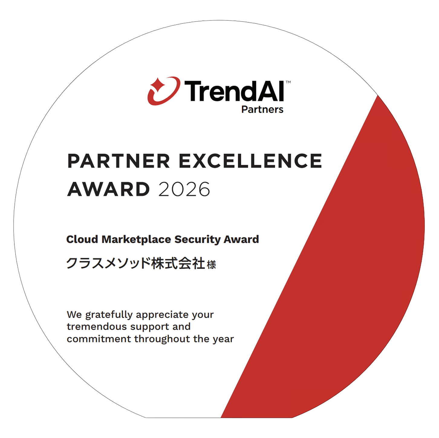 TREND MICRO Partner Award 2026